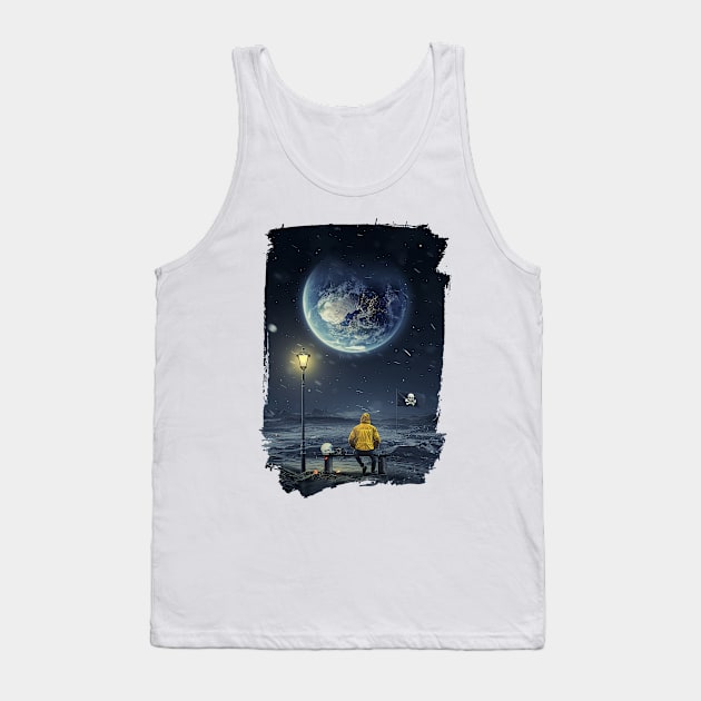 Moon Tank Top by ikyuubi